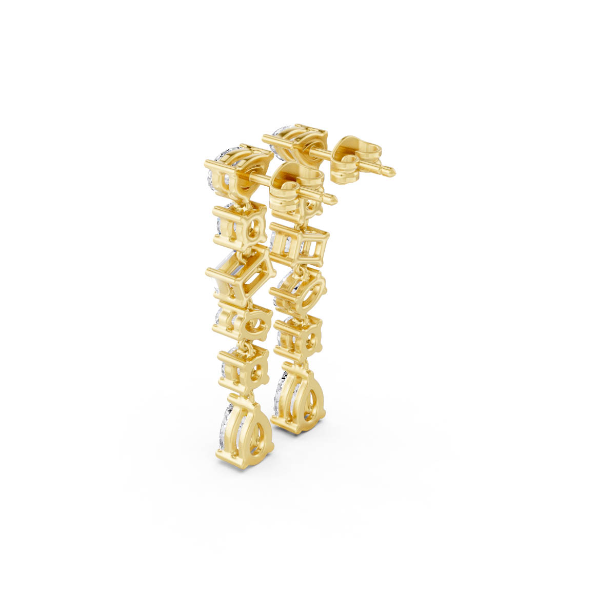 Golden Cascade Diamond Drops view 3