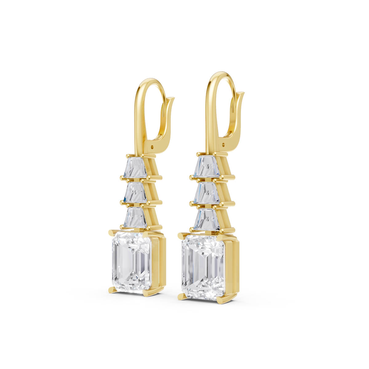 Emerald Grace Drop Earrings view 2