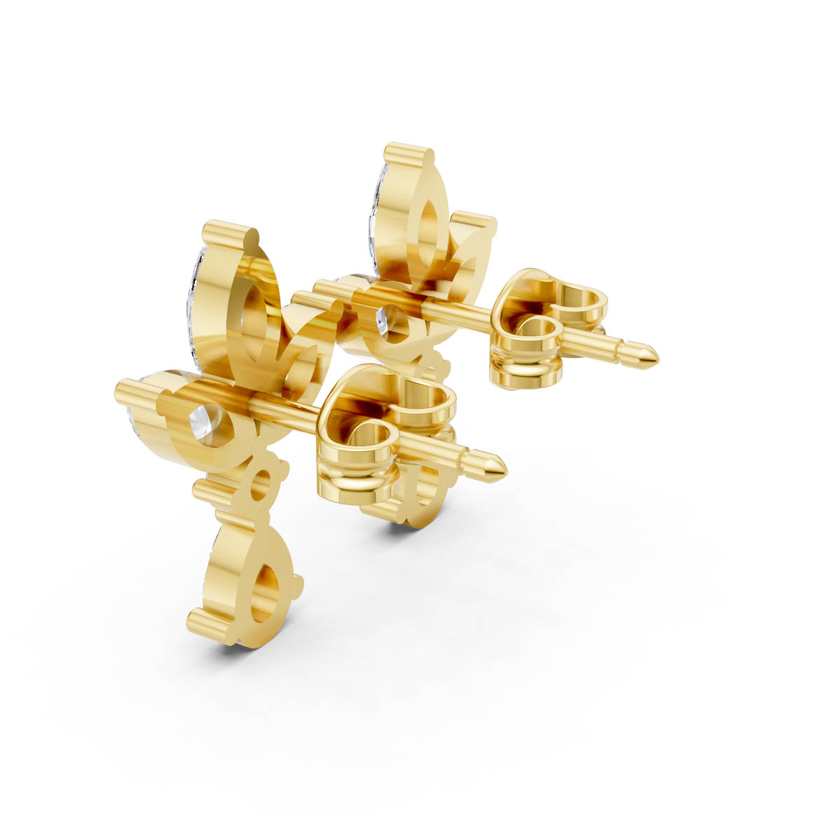 Floral Marquise Pear Drop view 3