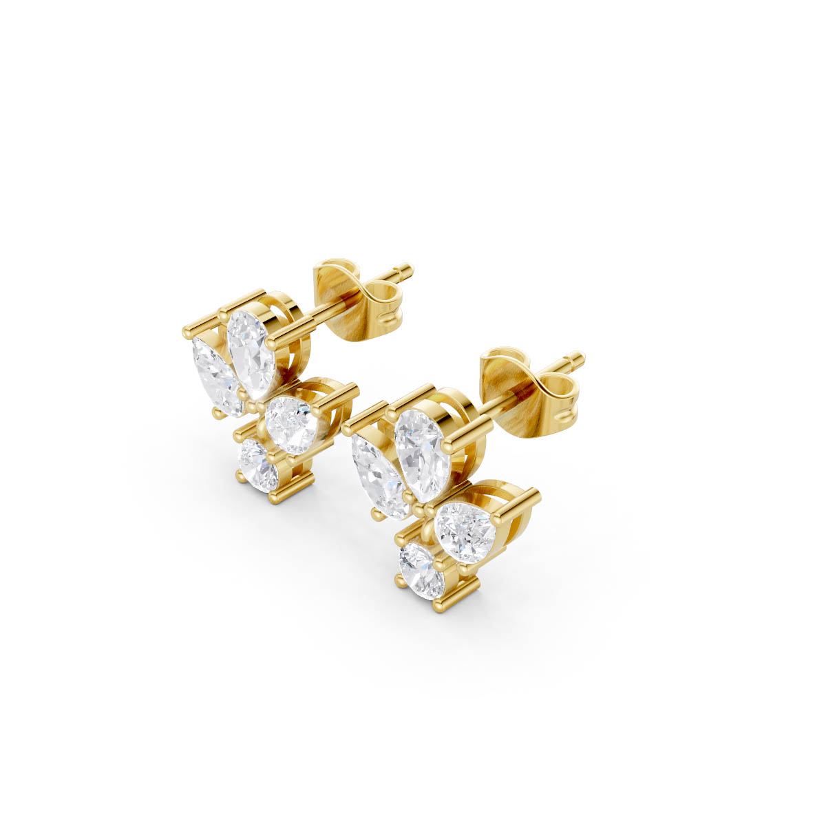 Floral Pear Cluster Drop view 2