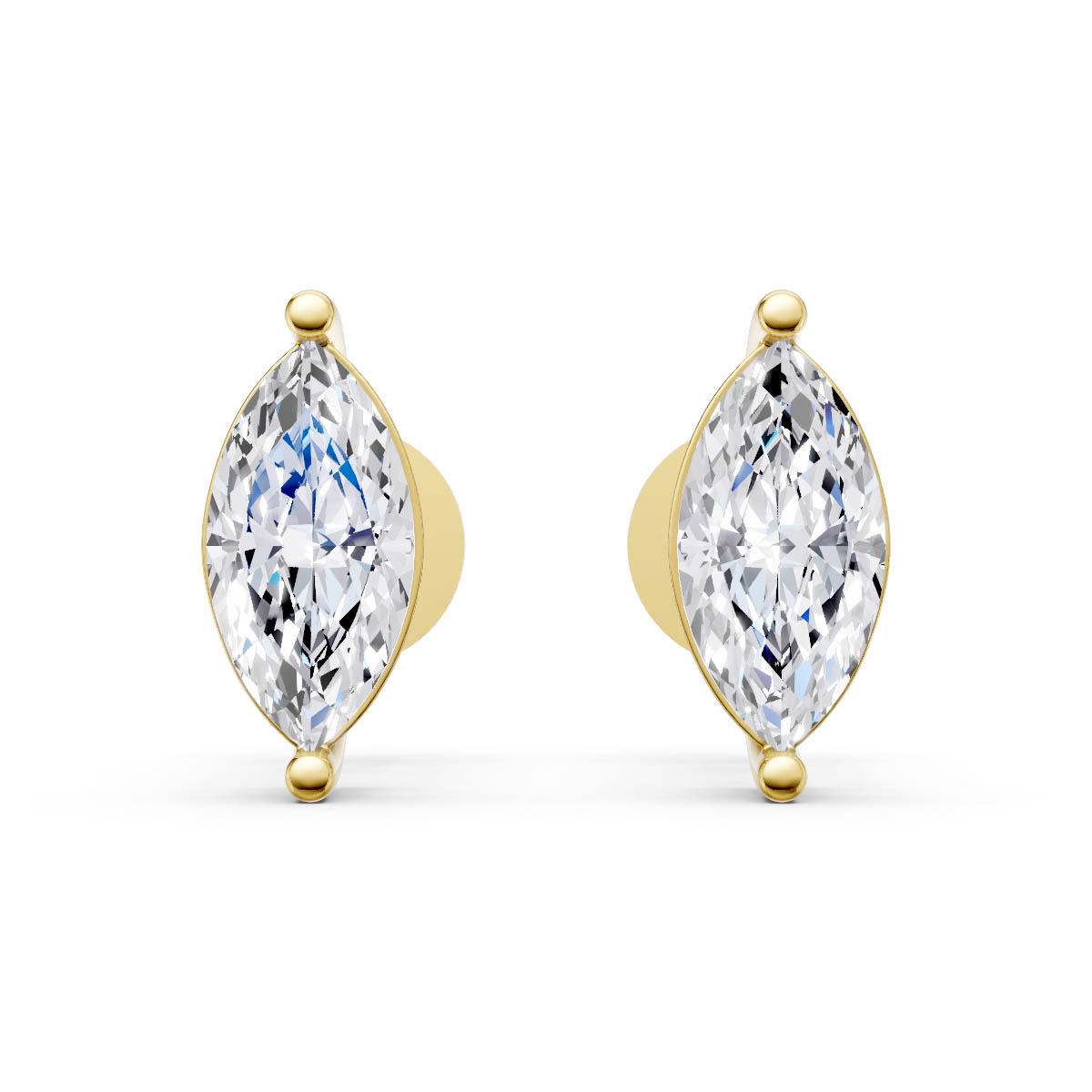 Classic Marquise Solitaire Studs
