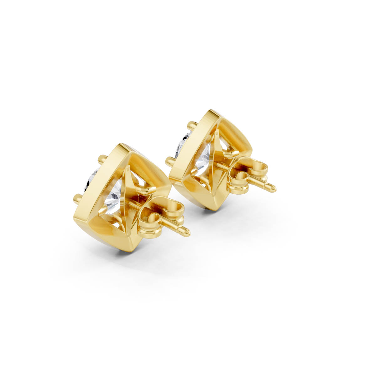 Geometric Princess Halo Studs view 3