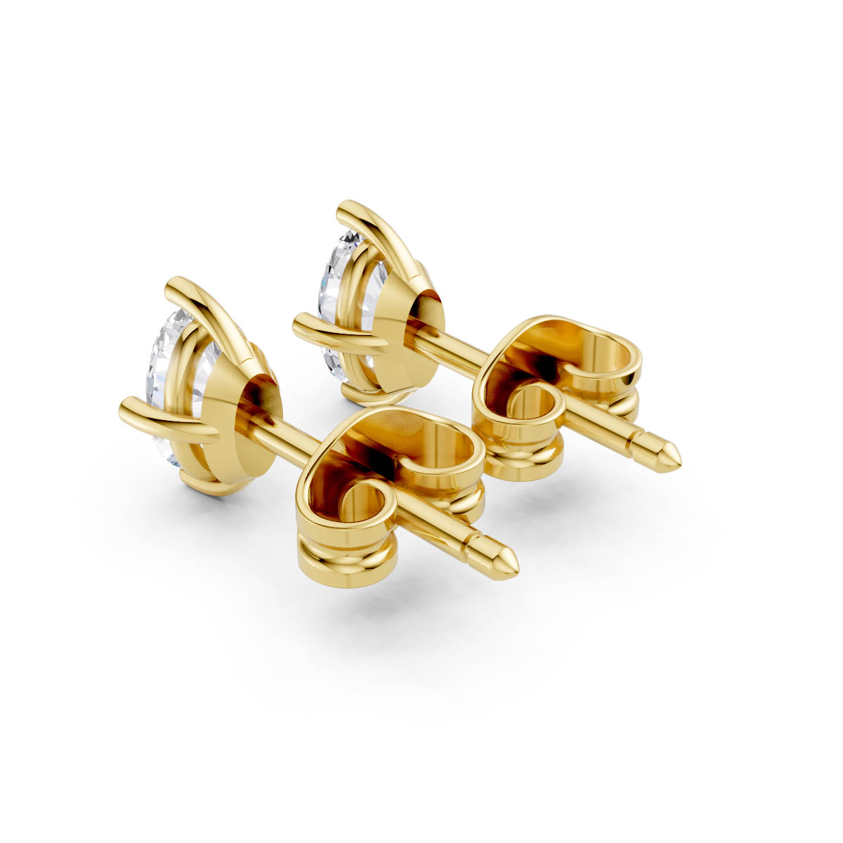 Marquise Diamond Stud Earrings view 3