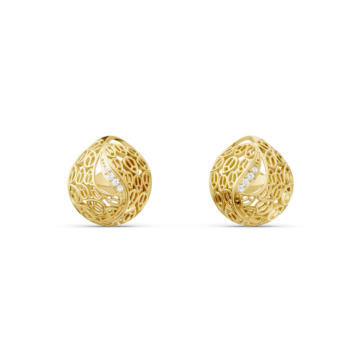 Filigree Tear Drop Earrings