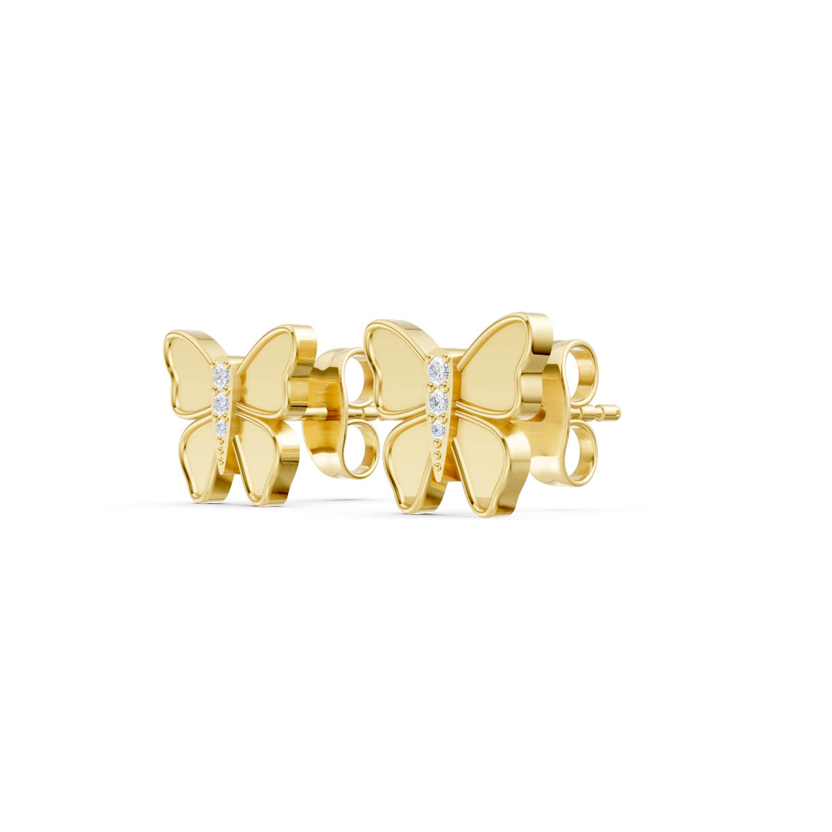 Fluttering Grace Studs view 2