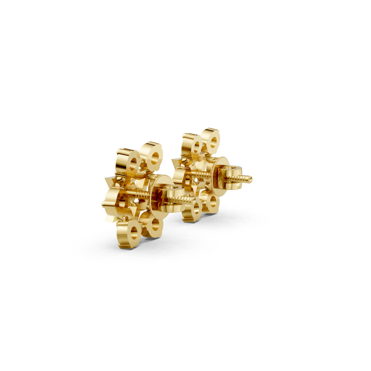 Celestial Star Diamond Studs view 3
