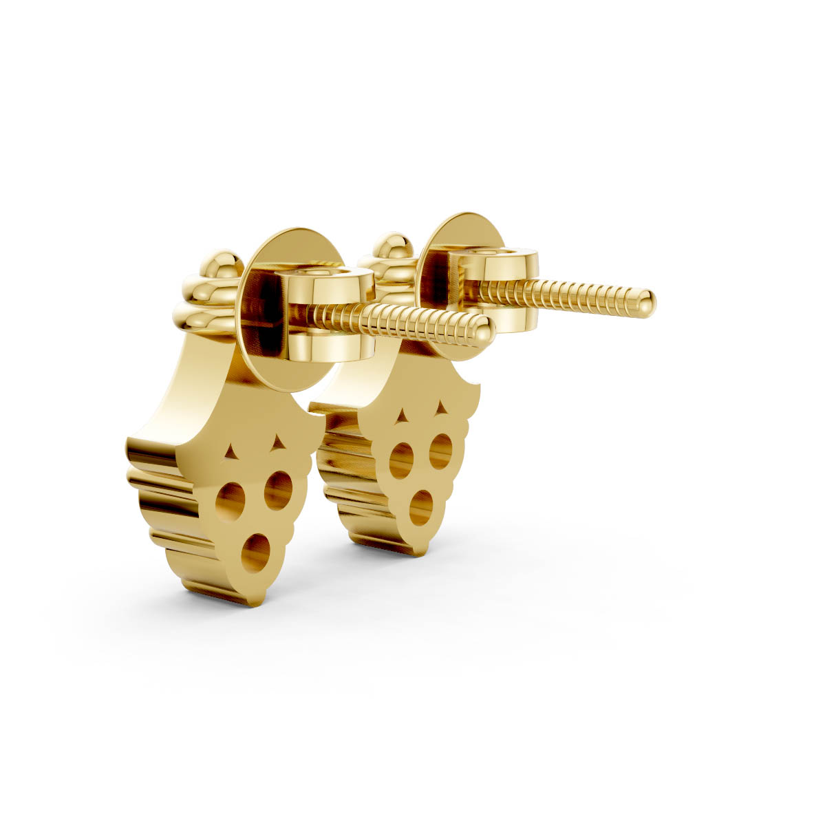 Royal Drop Diamond Studs view 3