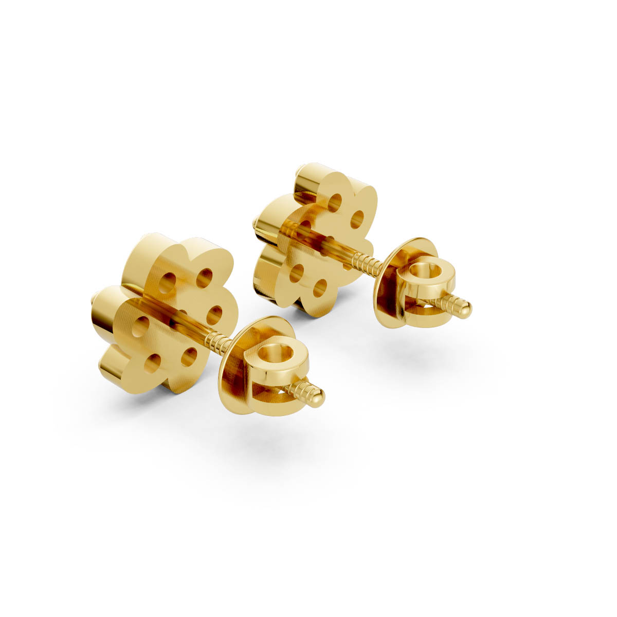 Blossom Shine Diamond Studs view 3
