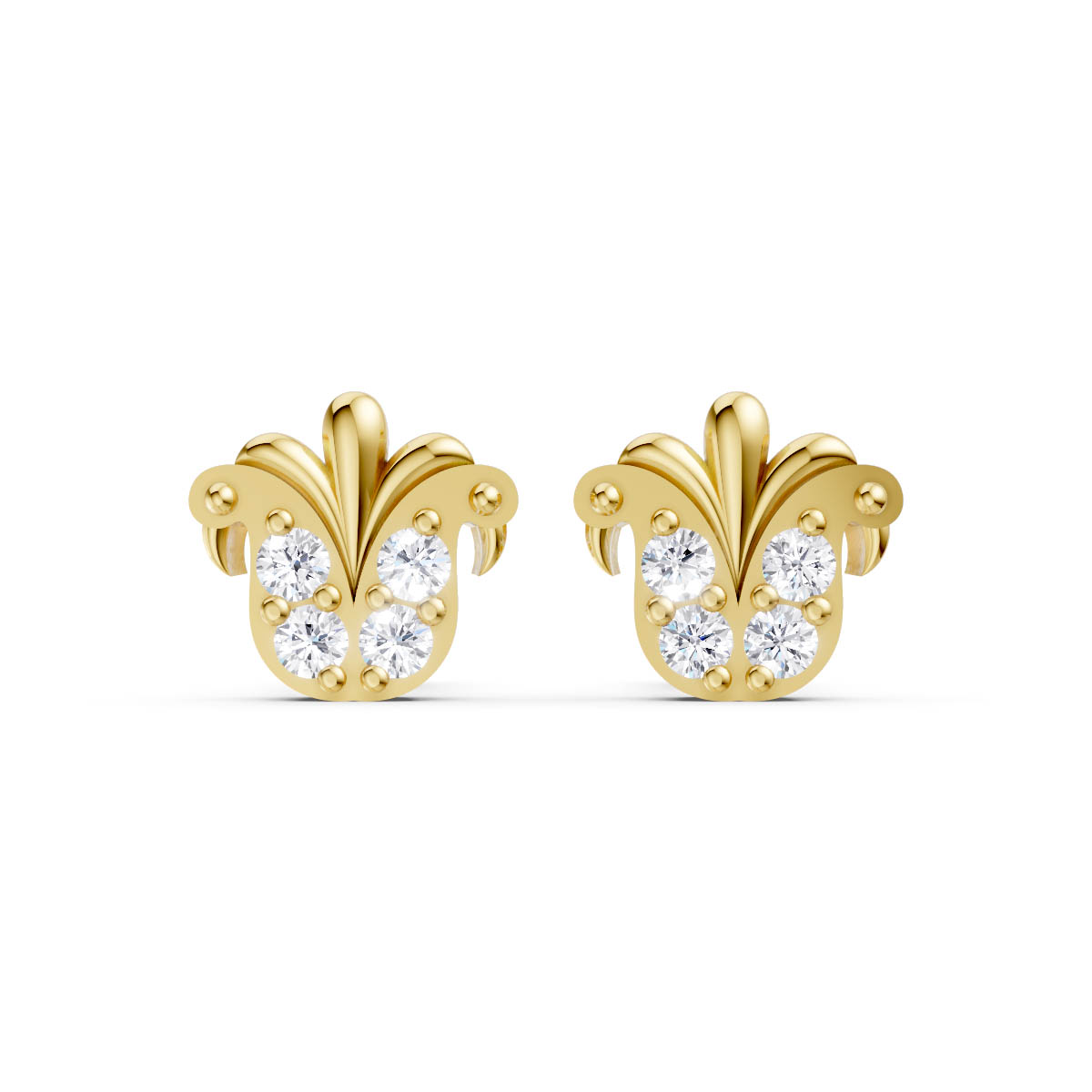 Royal Bloom Diamond Studs