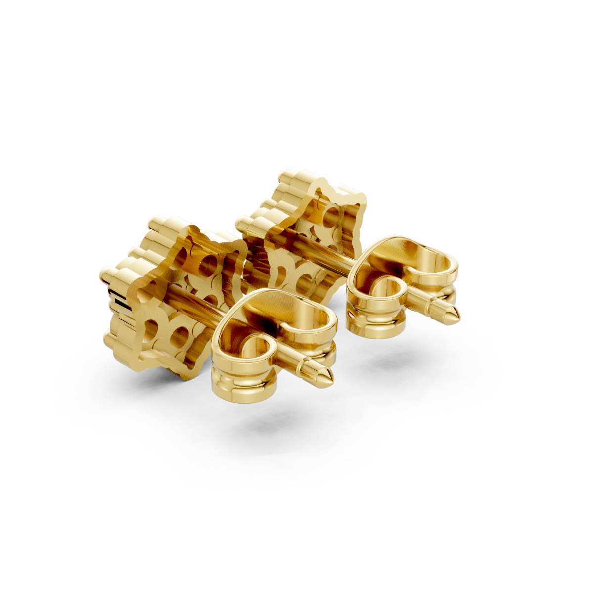 Celestial Spark Diamond Studs view 3