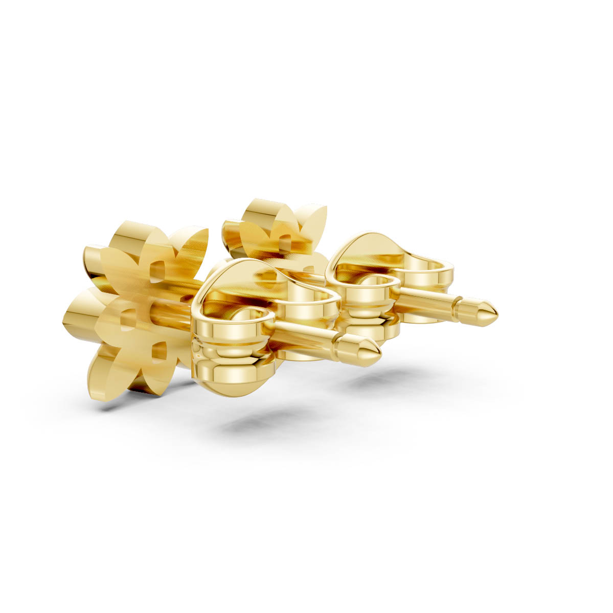 Blossom Gleam Diamond Studs view 3