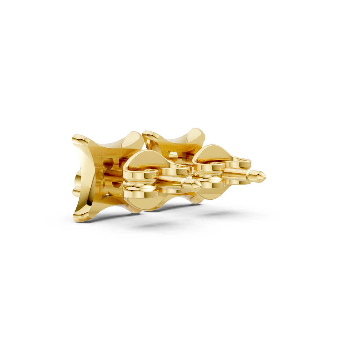 Royal Frame Diamond Studs view 3