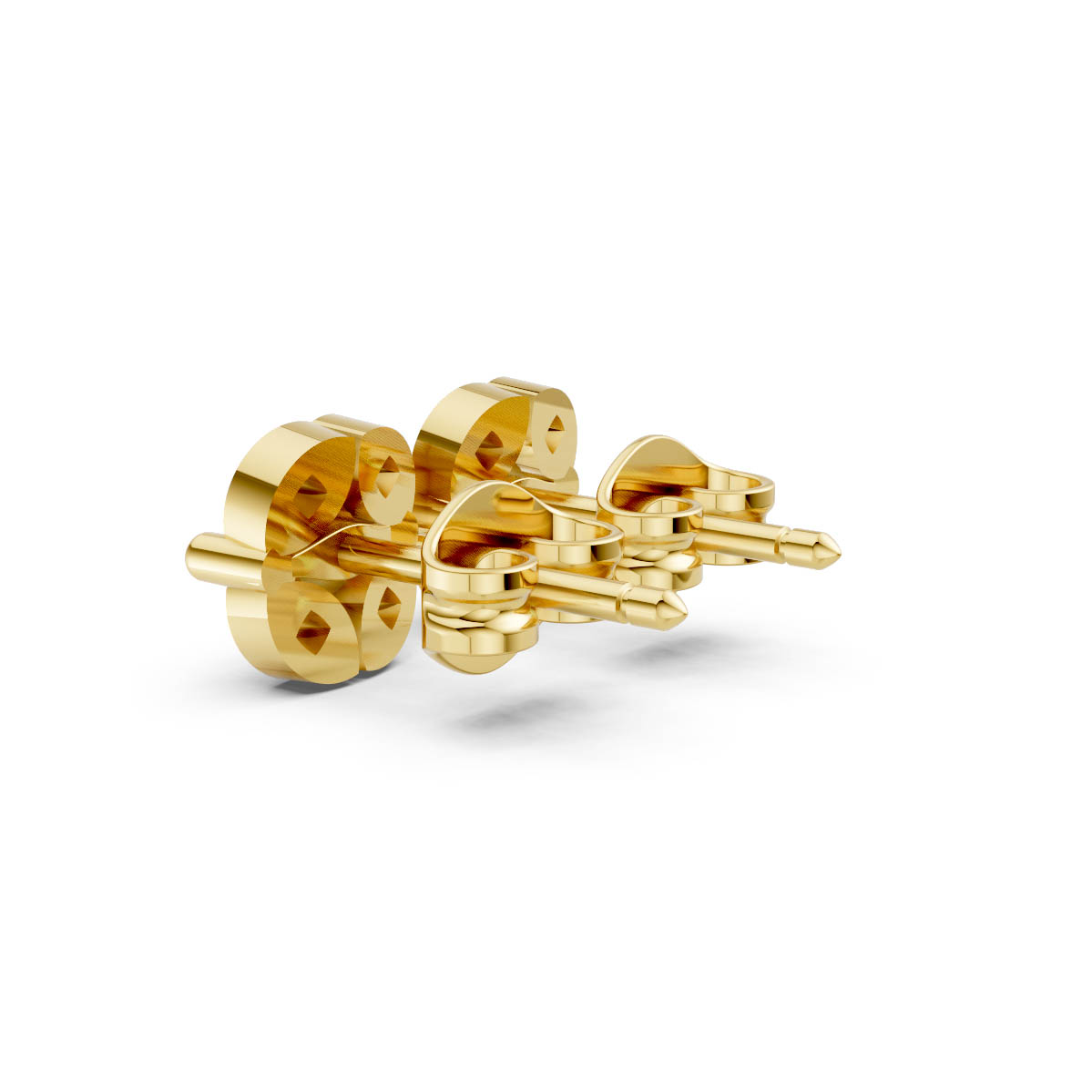 Luxe Bloom Diamond Studs view 3
