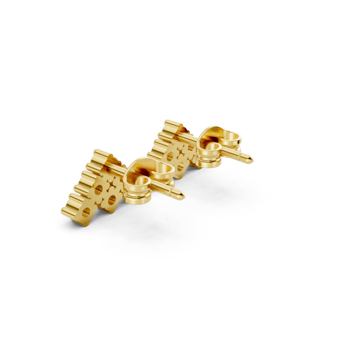 Crown Spark Diamond Studs view 3
