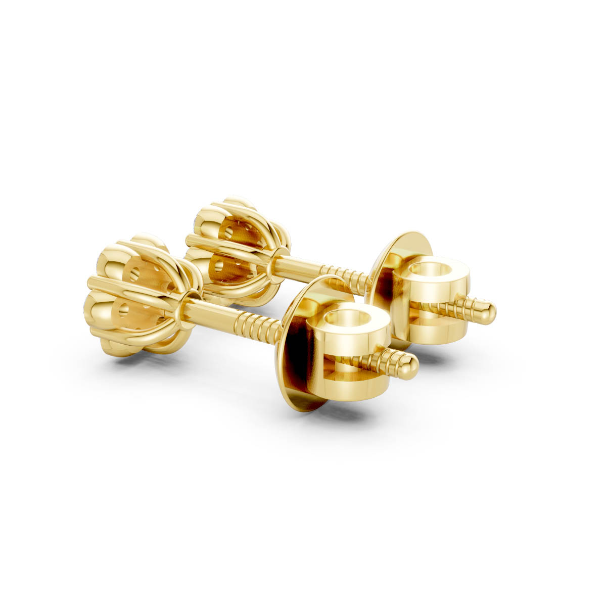 Blossom Spark Diamond Studs view 3
