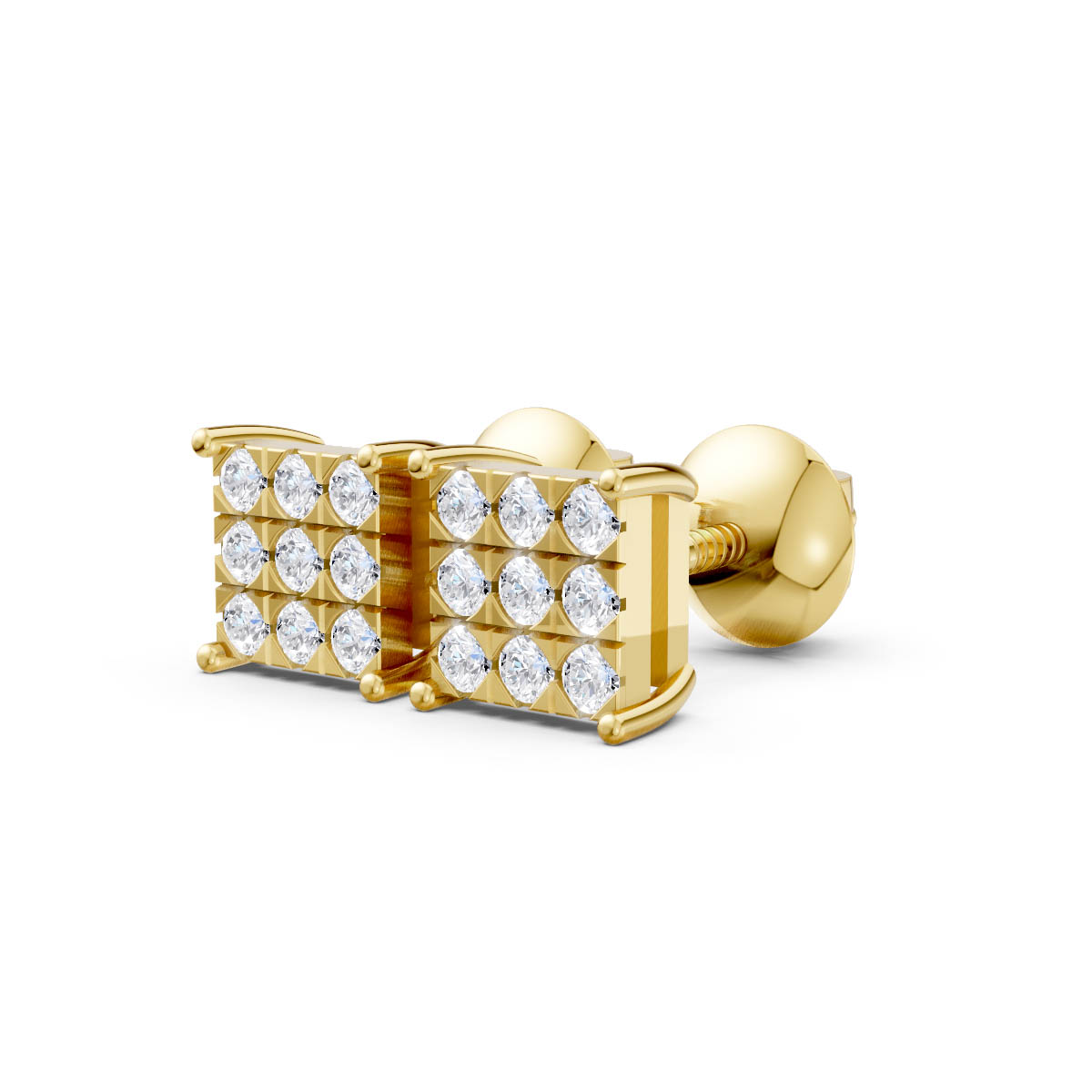 Royal Grid Spark Studs view 2