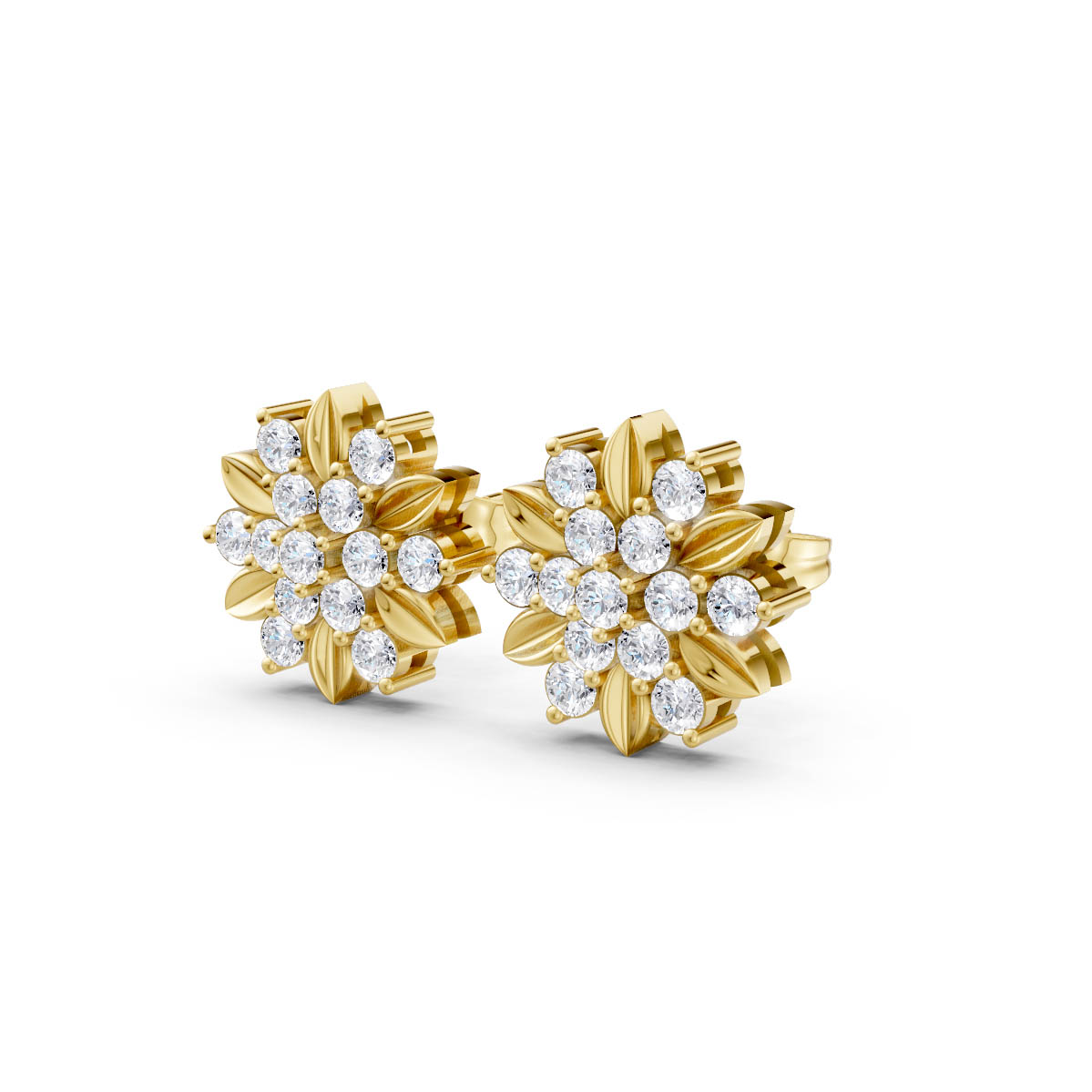 Radiant Floral Luxe Studs view 2