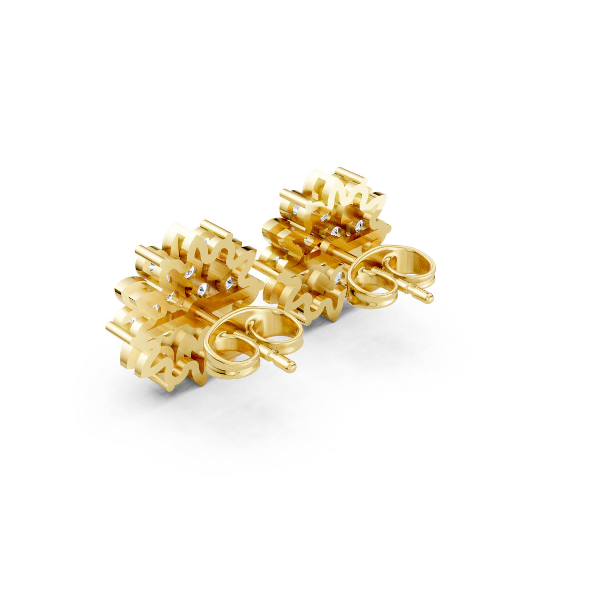 Radiant Floral Luxe Studs view 3