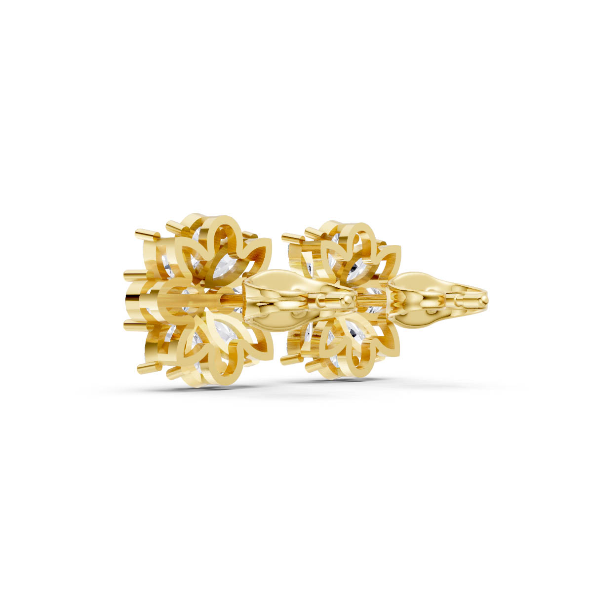 Radiant Daisy Bloom Studs view 3