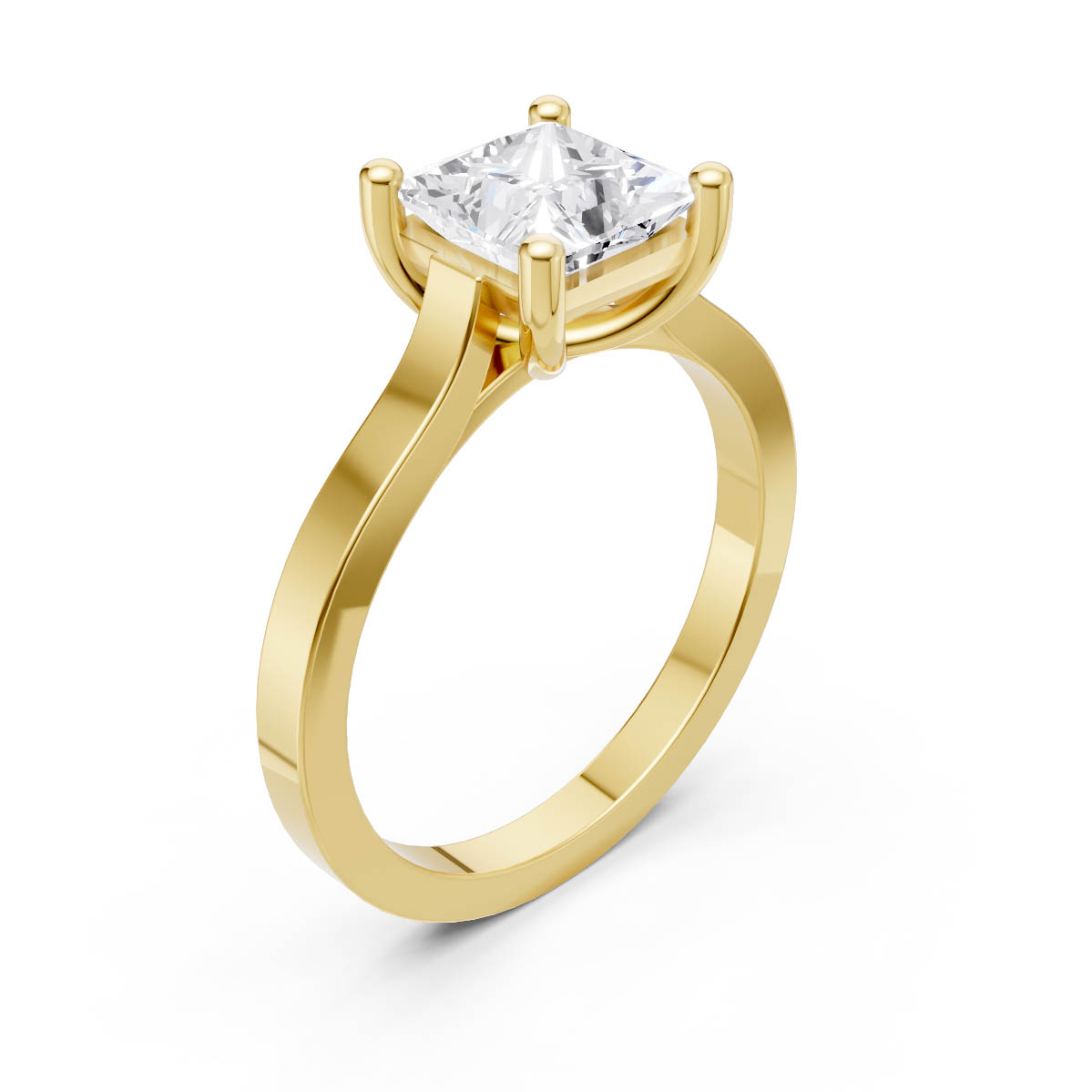 Regal Princess Solitaire Ring view 3