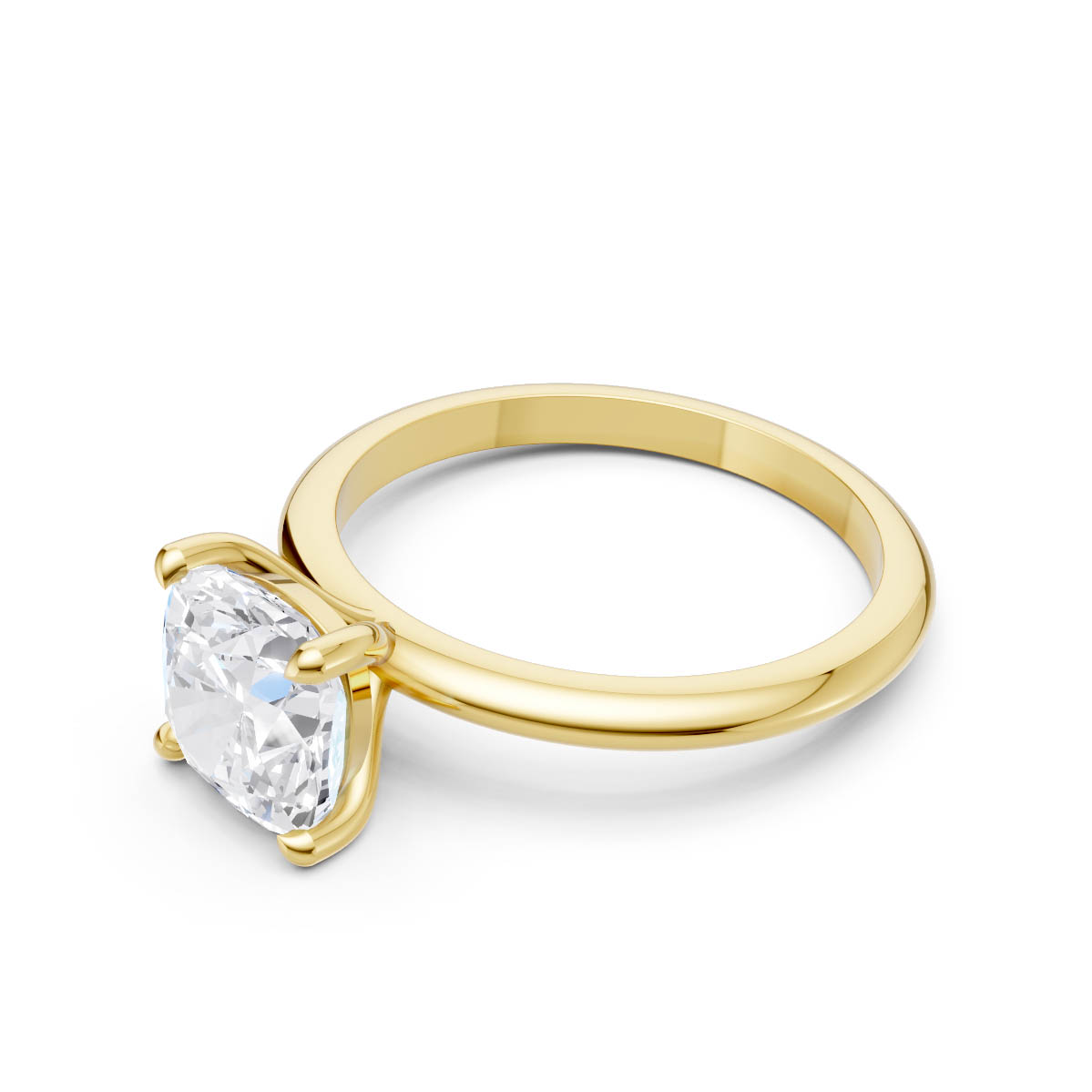 Celestial Cushion Solitaire Ring view 2