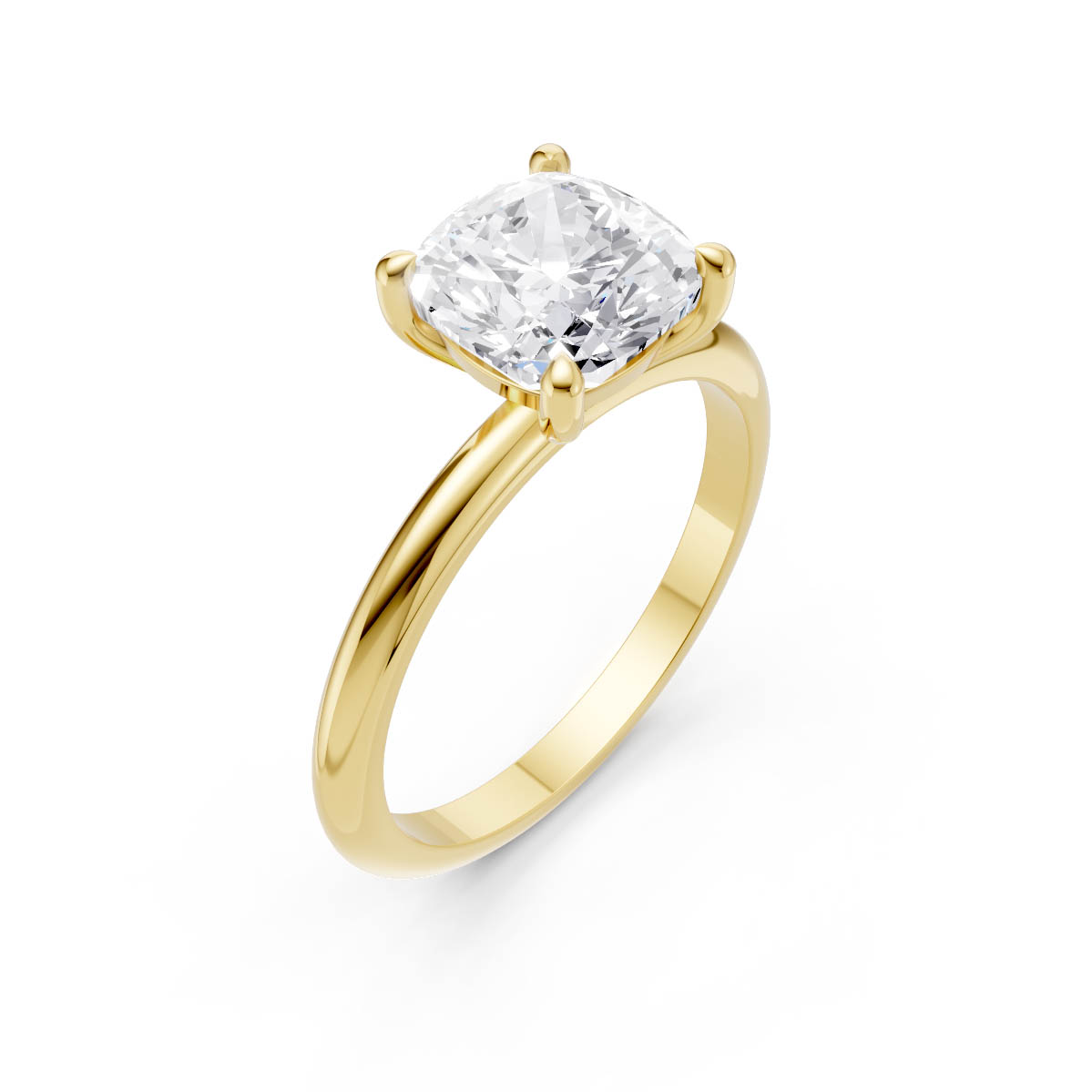 Celestial Cushion Solitaire Ring view 3