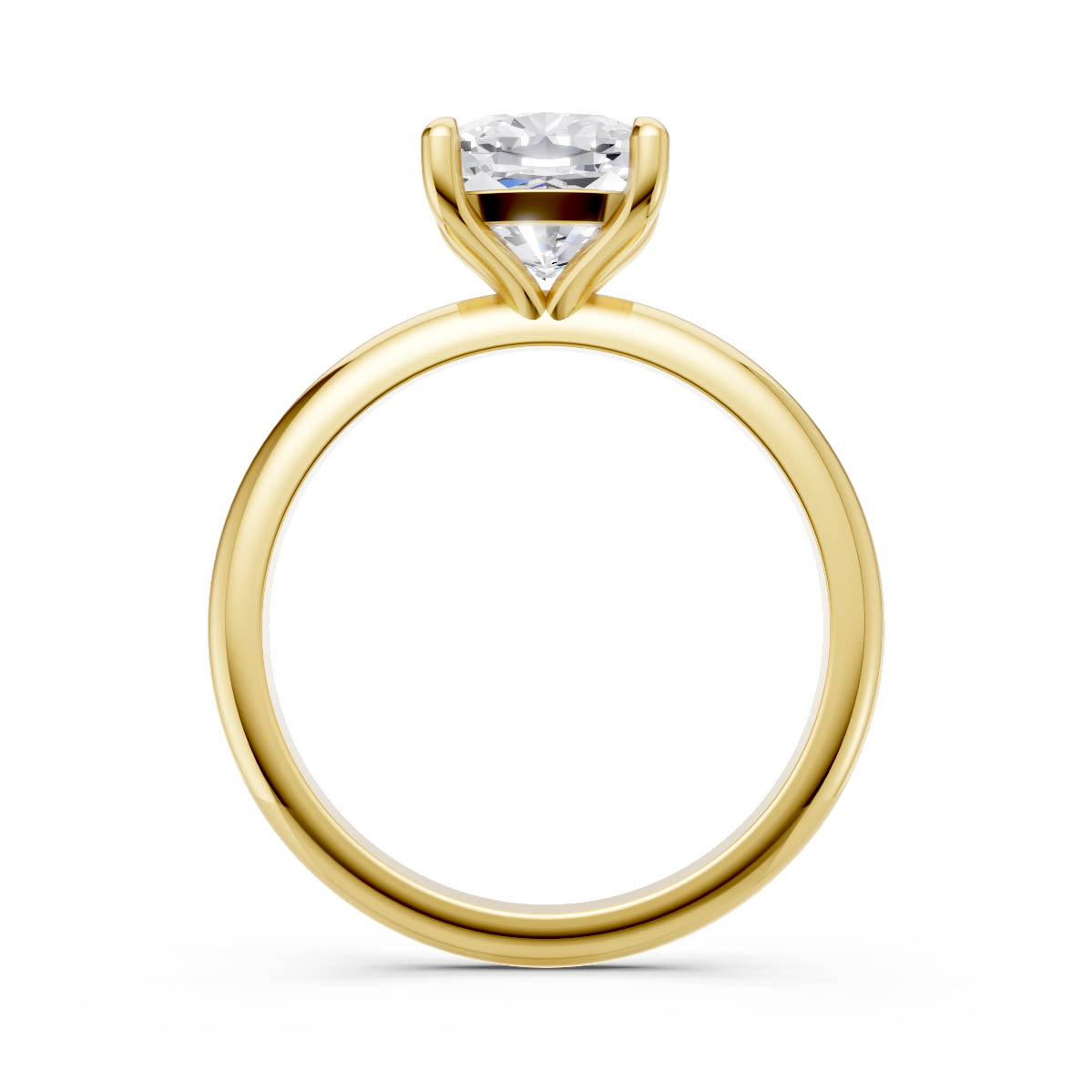Celestial Cushion Solitaire Ring view 4