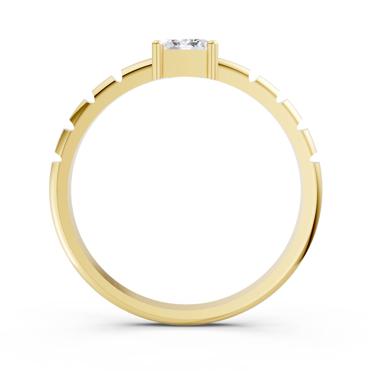 Royal Emerald Curated Diamond Ring view 4