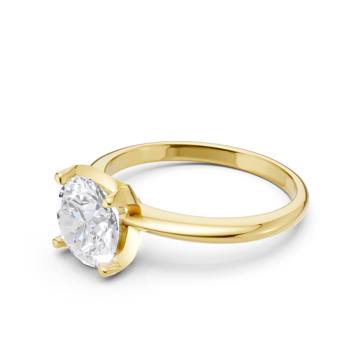 Celestial Spark Solitaire Ring view 2