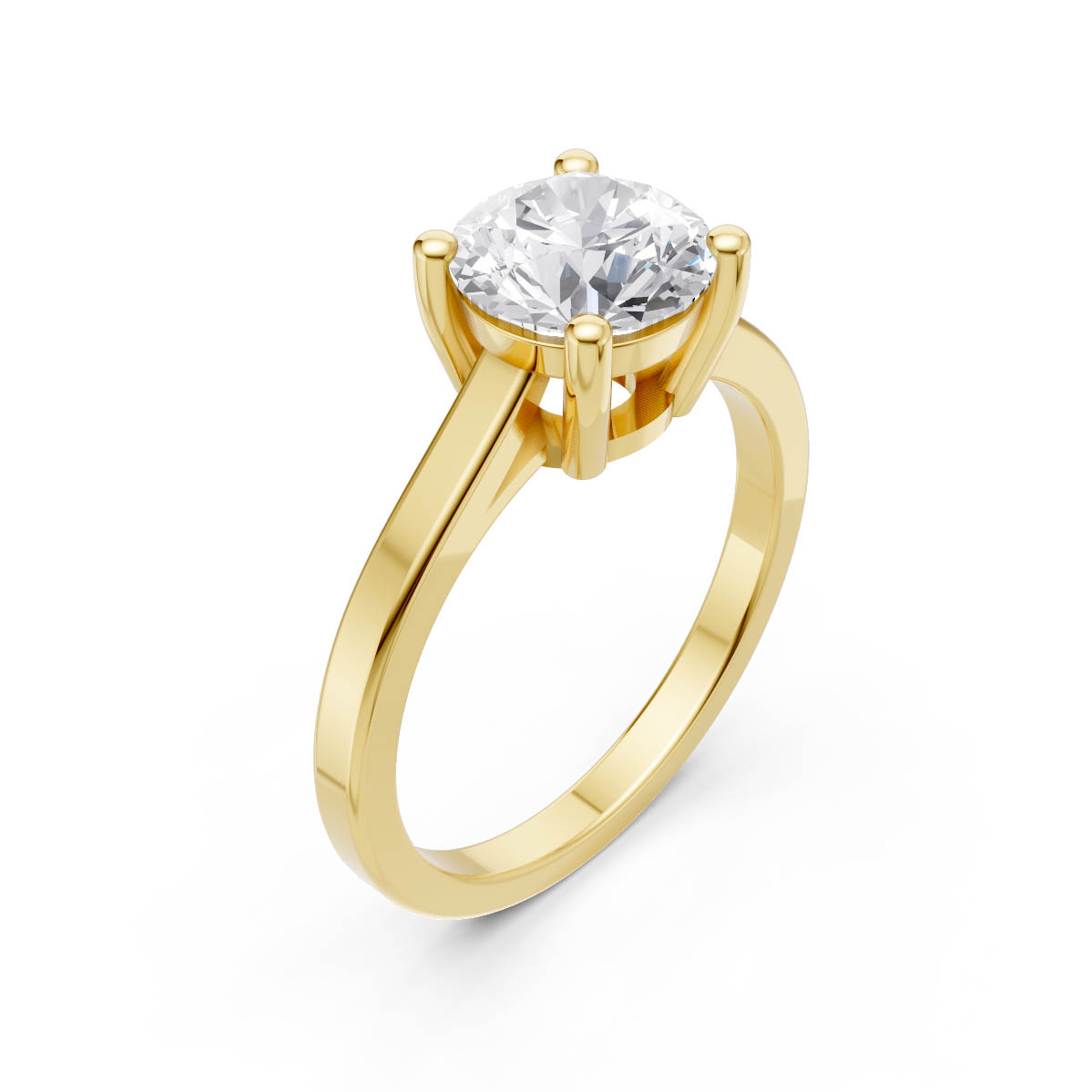 Classic Brilliance Solitaire Ring view 3