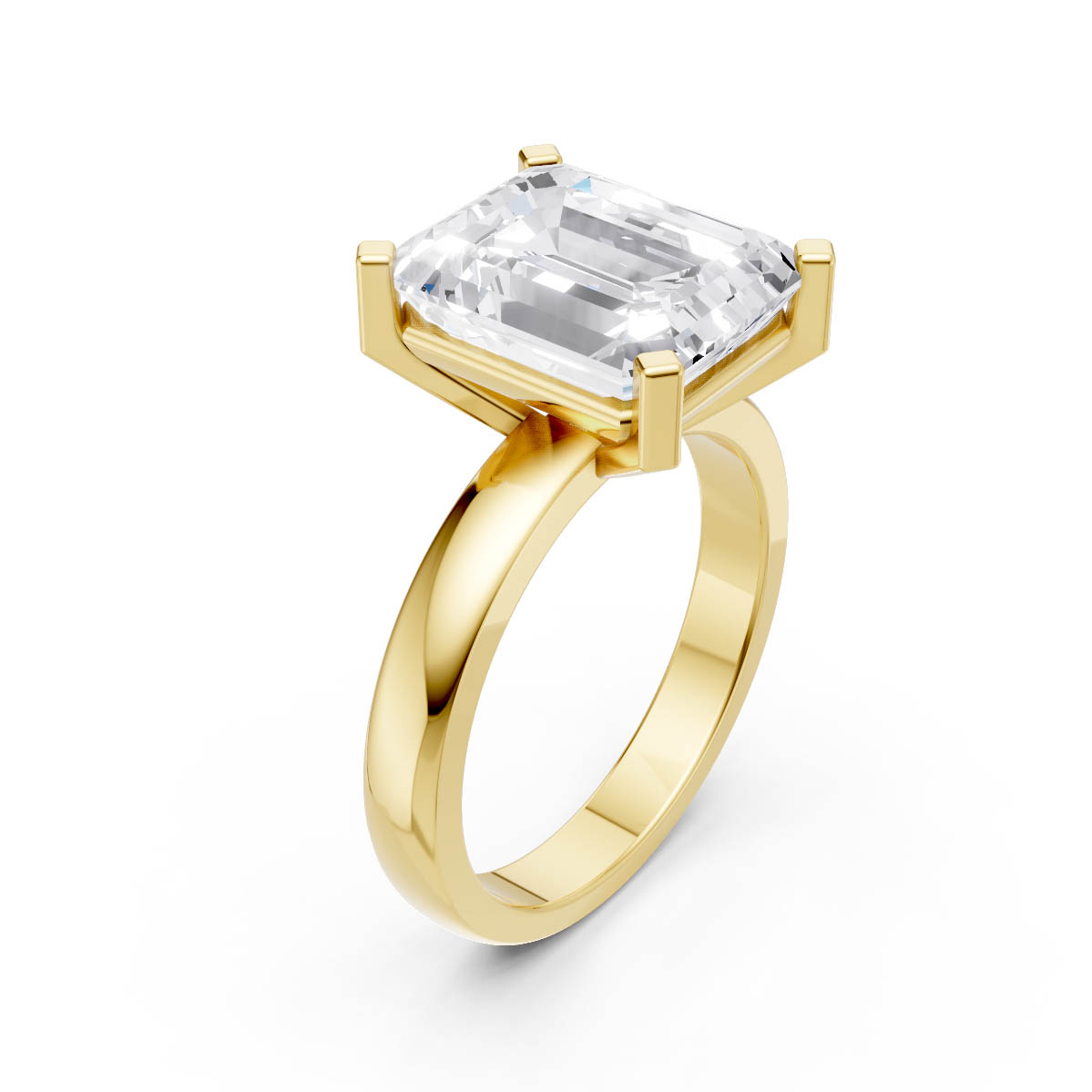 Radiant Emerald Elegance Ring view 3