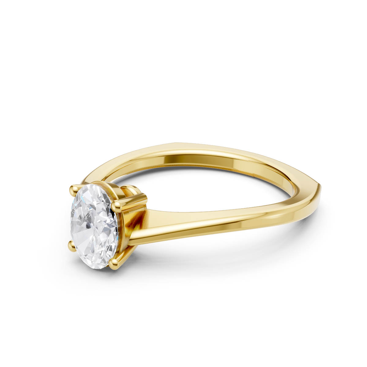 Eternal Twist Solitaire Ring view 2