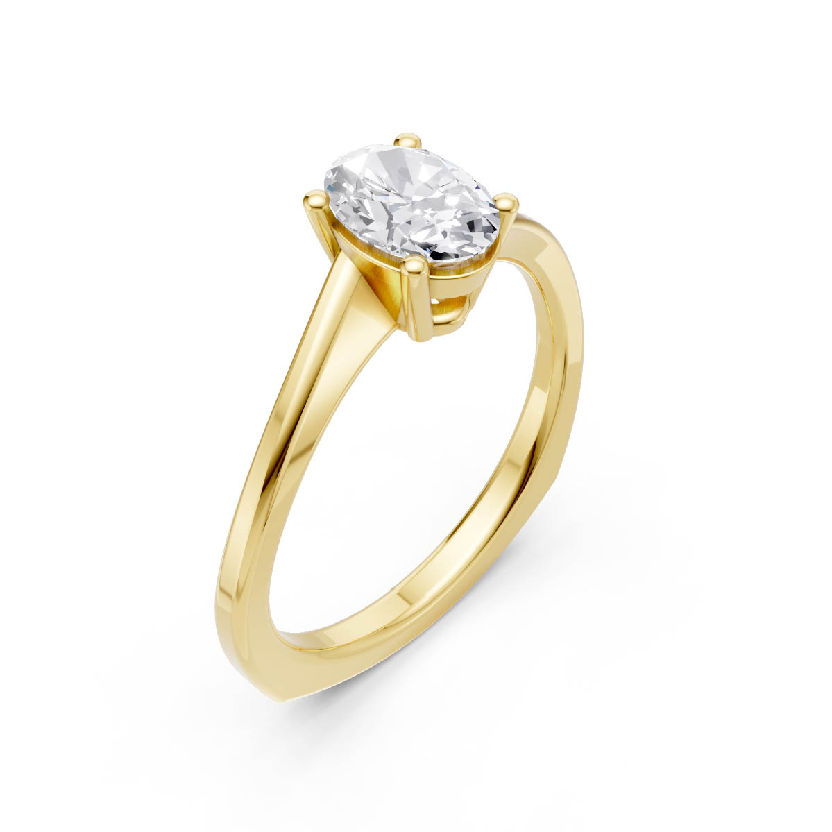 Eternal Twist Solitaire Ring view 3