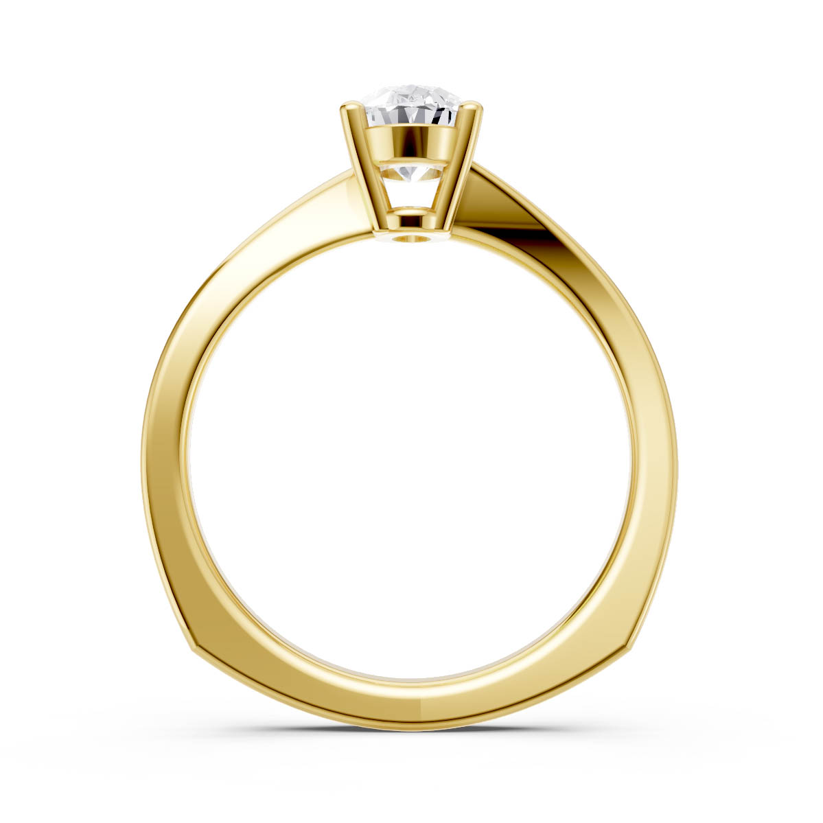 Eternal Twist Solitaire Ring view 4