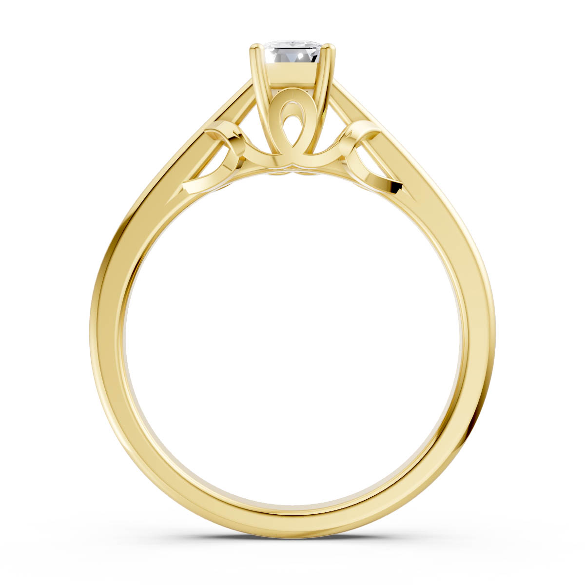 Majestic Emerald Crown Ring view 4