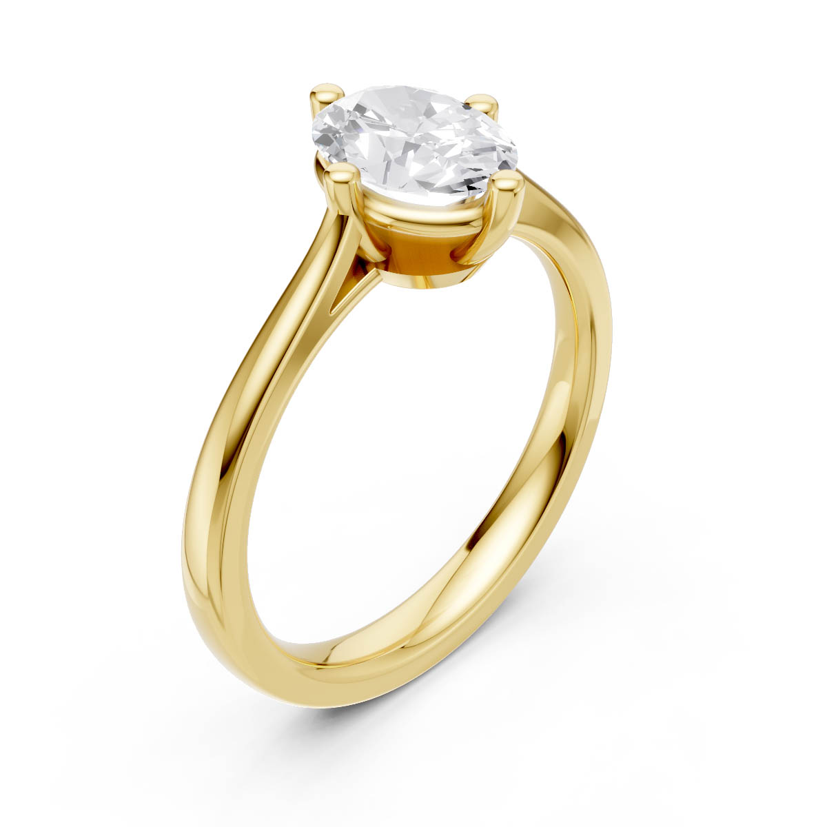 Aurelia Oval Solitaire view 3