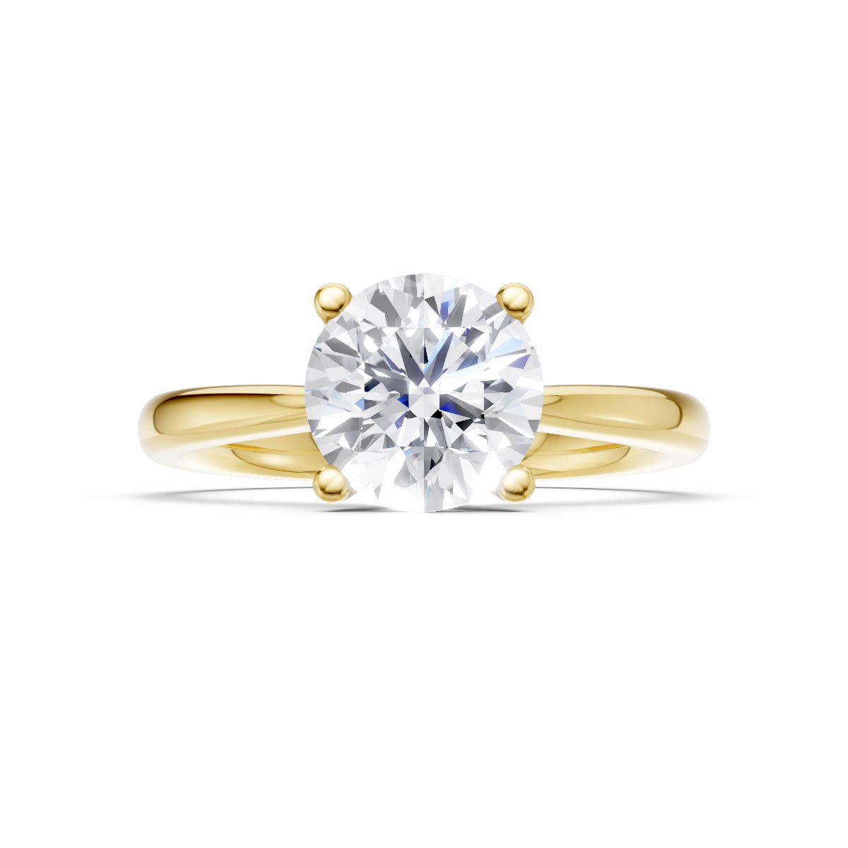Amara Tapered Cathedral Solitaire