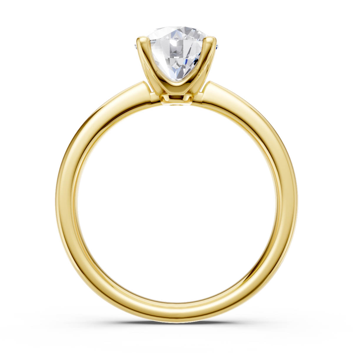 Amara Tapered Cathedral Solitaire view 4