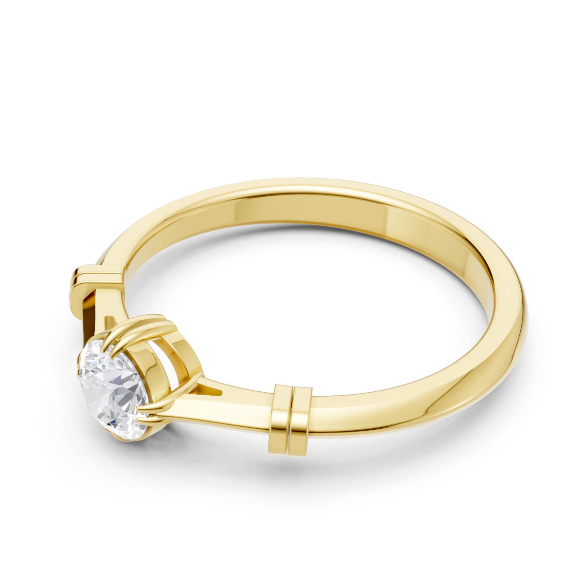 The Aurelia Solitaire Ring view 2