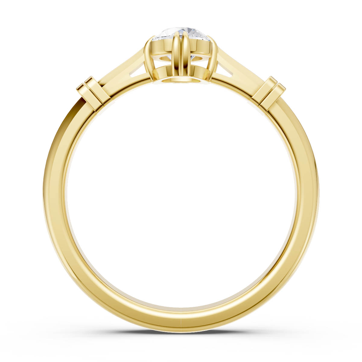 The Aurelia Solitaire Ring view 4