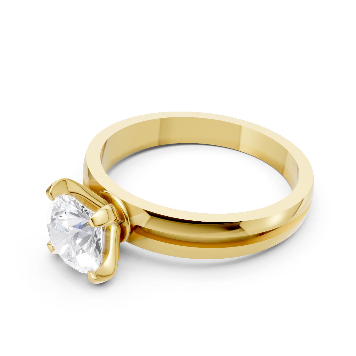 The Meridian Solitaire Ring view 2