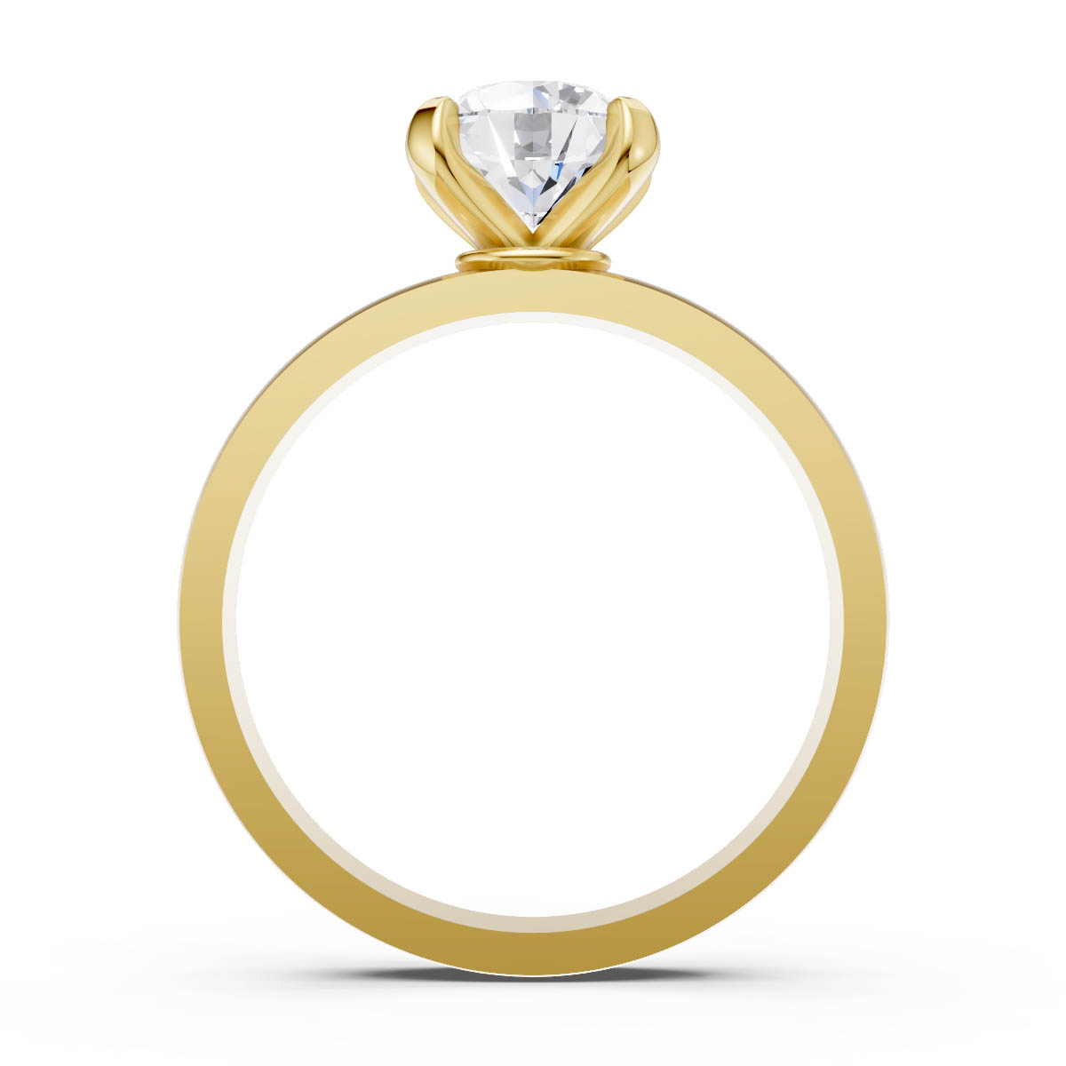 The Meridian Solitaire Ring view 4