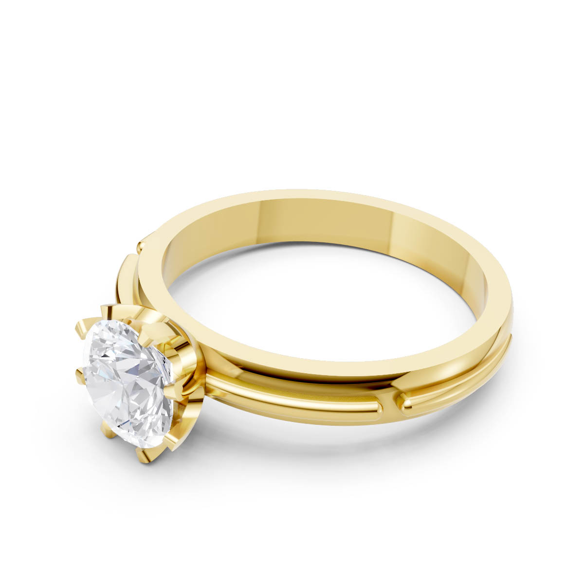 The Crown Fleur Solitaire view 2