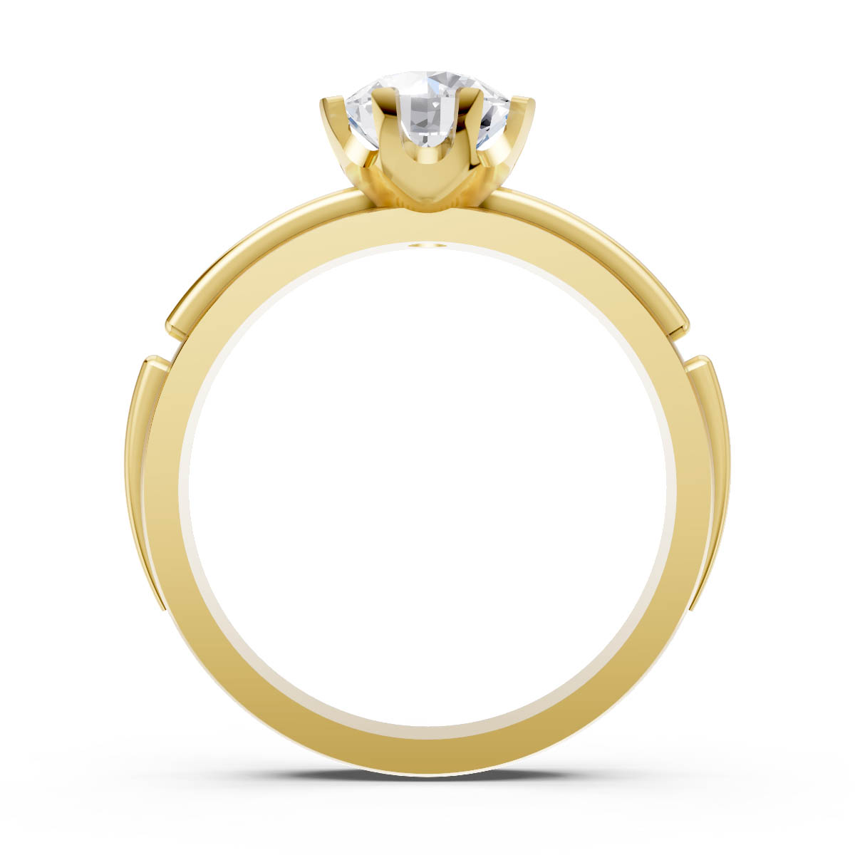 The Crown Fleur Solitaire view 4