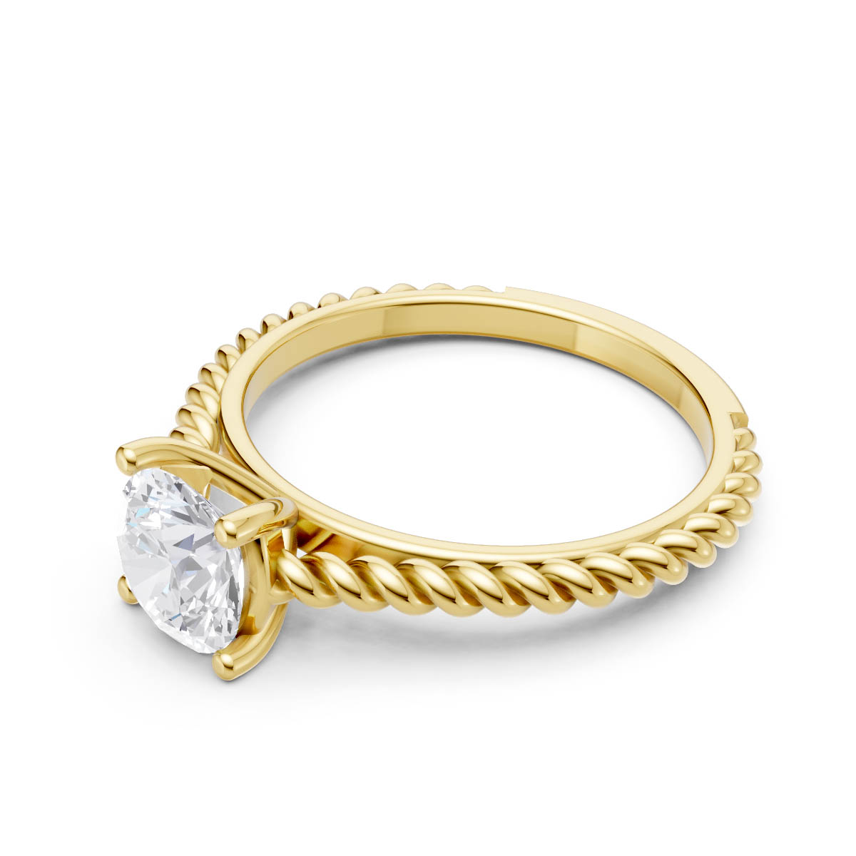The Lyra Twisted Ring view 2