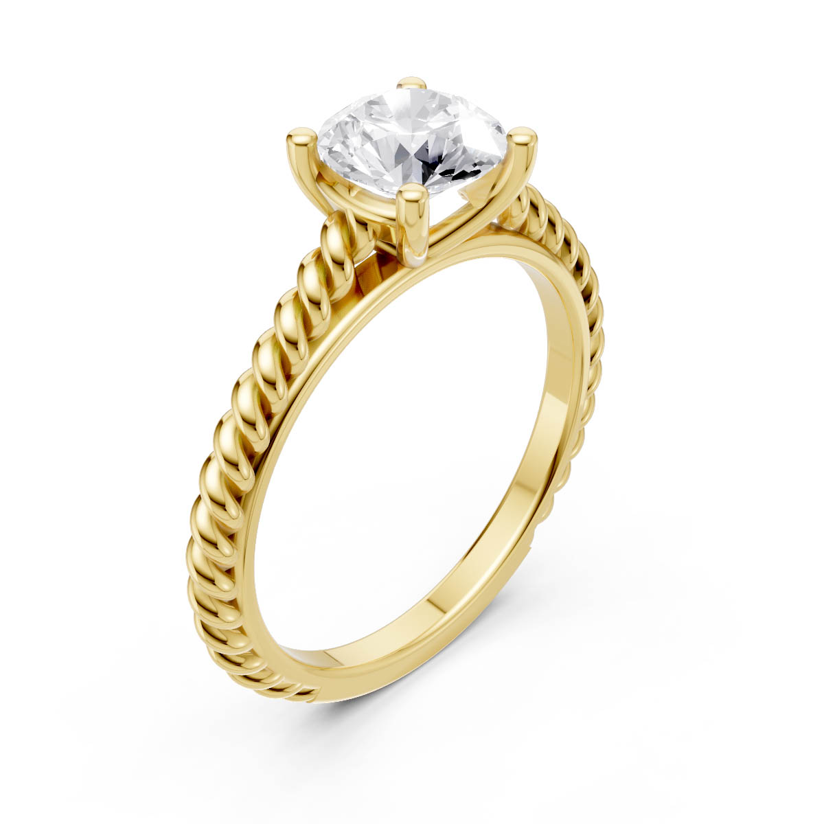 The Lyra Twisted Ring view 3