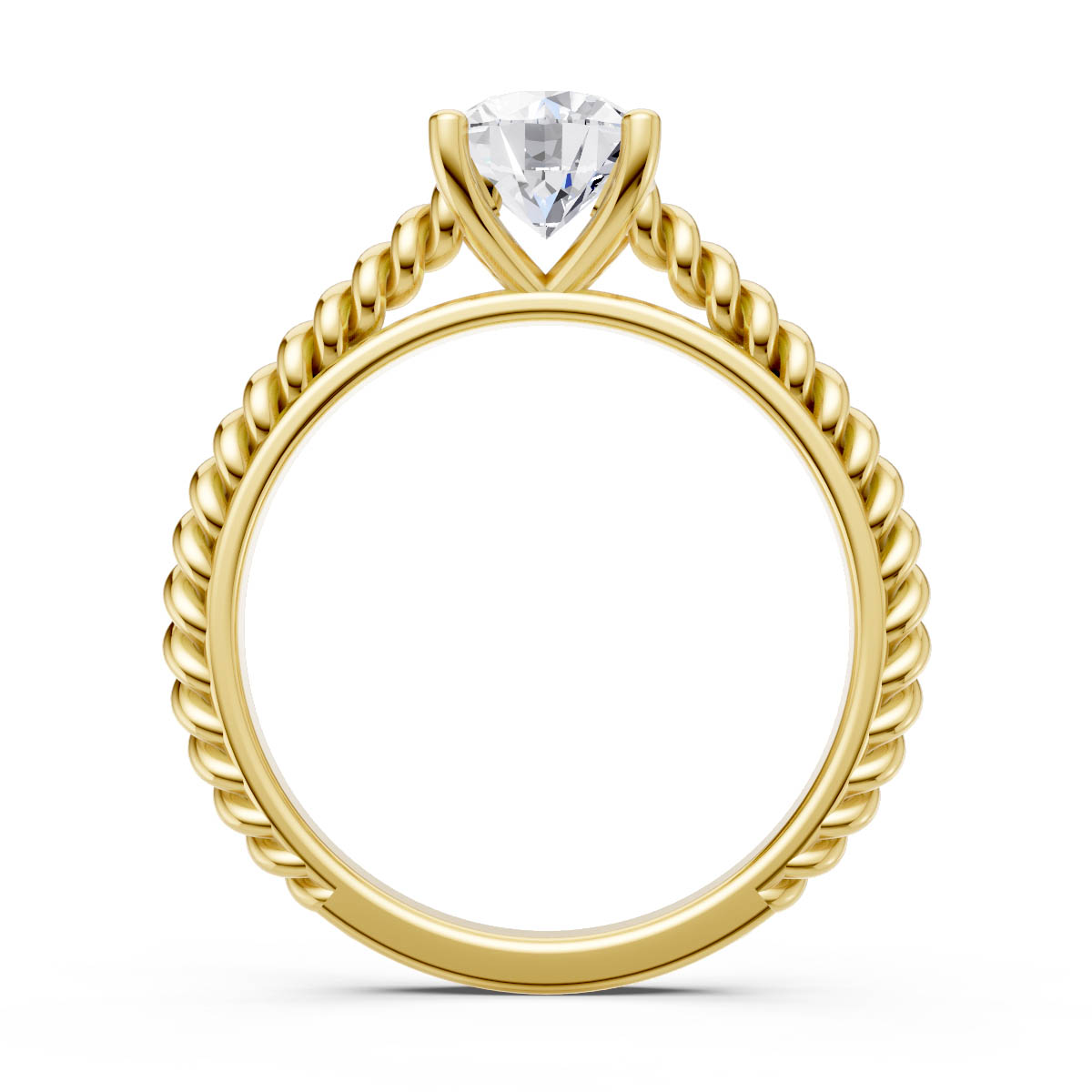 The Lyra Twisted Ring view 4