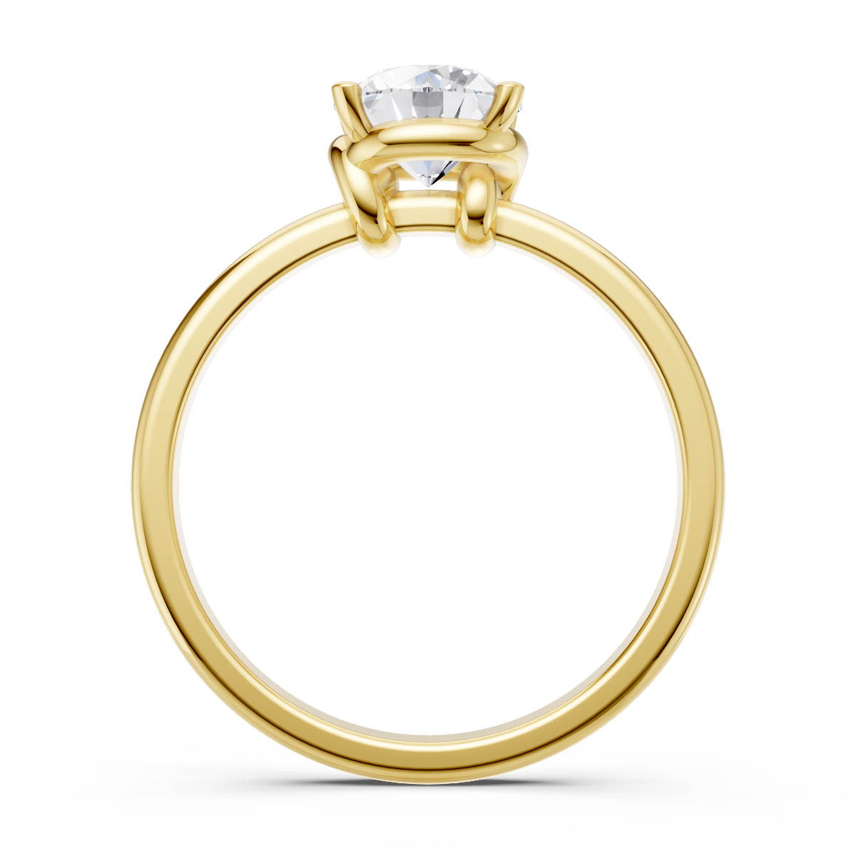 The Siena Knife-Edge Ring view 4