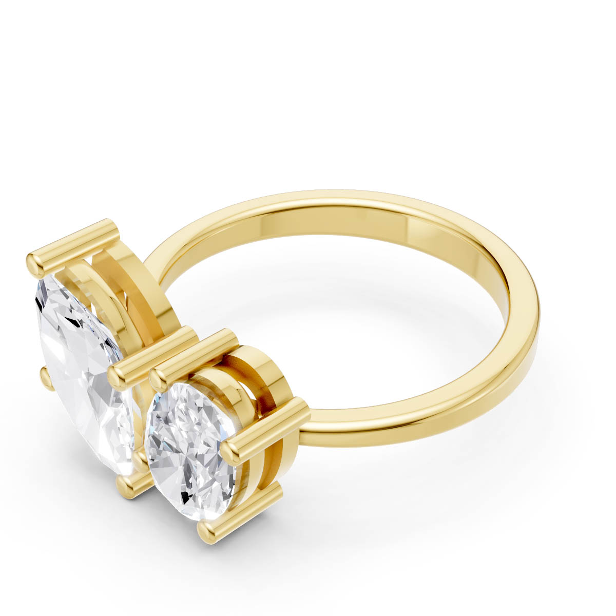 Stellar Crest Platinum Ring view 2