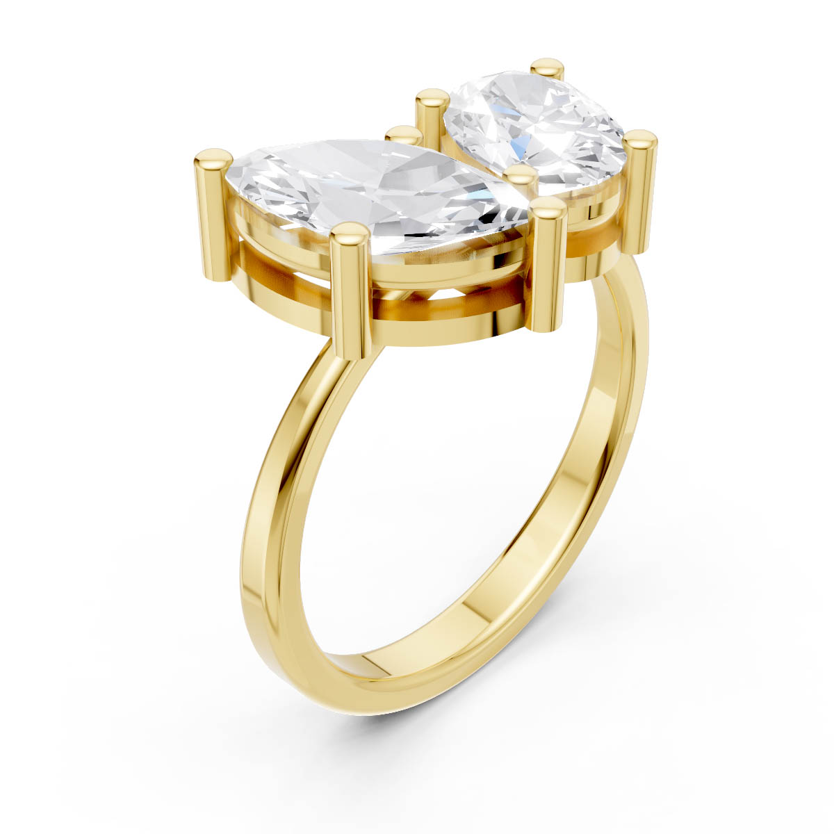 Stellar Crest Platinum Ring view 3